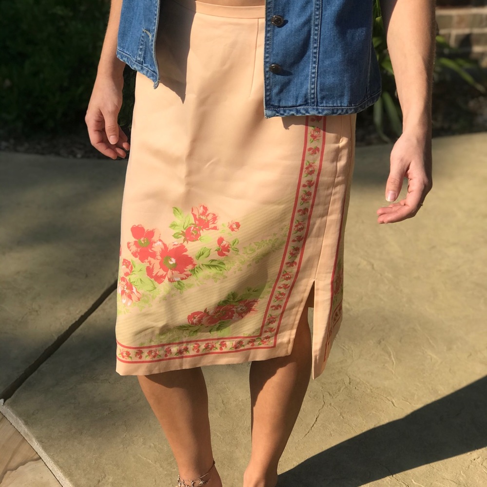 Japanese vintage handkerchief skirt